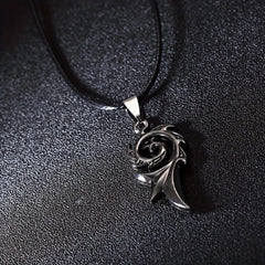 Stylish Flame Pendant Necklace Titanium Steel Perfect Gift