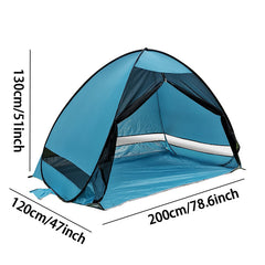1pc UPF 50 Beach Tent Easy Pop Up Protection Stylish Design