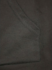 Solid Hooded Mini Sweatshirt Dress With Pockets