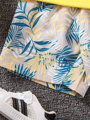 Boys Summer Casual Outfit T shirt & Shorts Kids Clothes Sets