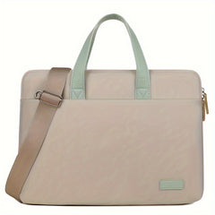 35 Laptop Bag Strong Protective Waterproof Shockproof PU Leather U Handle