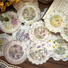 30pcs Vintage Journal DIY Material Paper Pack - Afternoon Lace Series