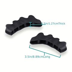 4 Silicone Toe Spacers Bunion Hammertoe Straightener