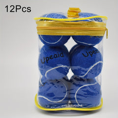 12pcs Elastic Rubber Tennis Ball for Beginners