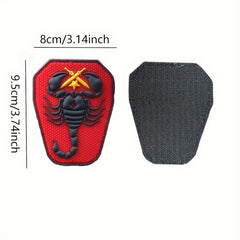 Scorpion Series PVC Badges Patch Stickers for Clothes, Backpacks, Bags