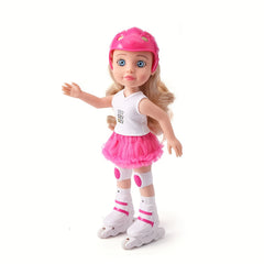 Belinda 14-Inch Remote Control Skating Doll Music No Voice 4 AA Batteries 2 A