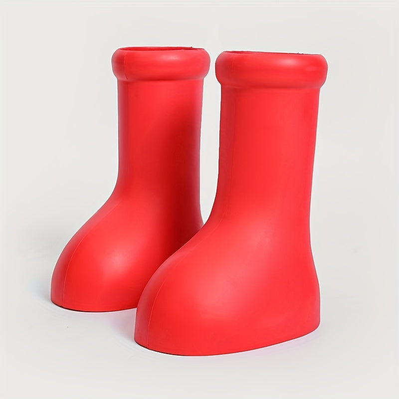 Men's Waterproof Rain Boots Non slip Outdoor Elevator Shoes