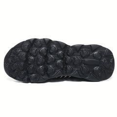 Men's Lace-up Slip-on Sneakers, Lightweight & Breathable