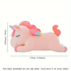Rainbow Unicorn Doll Plush Toy Pony Sleeping Pillow Comfort Doll Plush Doll