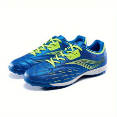 Boy's Low Top Turf Football Boots Anti-skid Lace Up TF Soccer Cleats