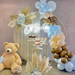 40pcs Brown Blush Latex Balloons Neutral Balloons for Gender Reveal Wedding