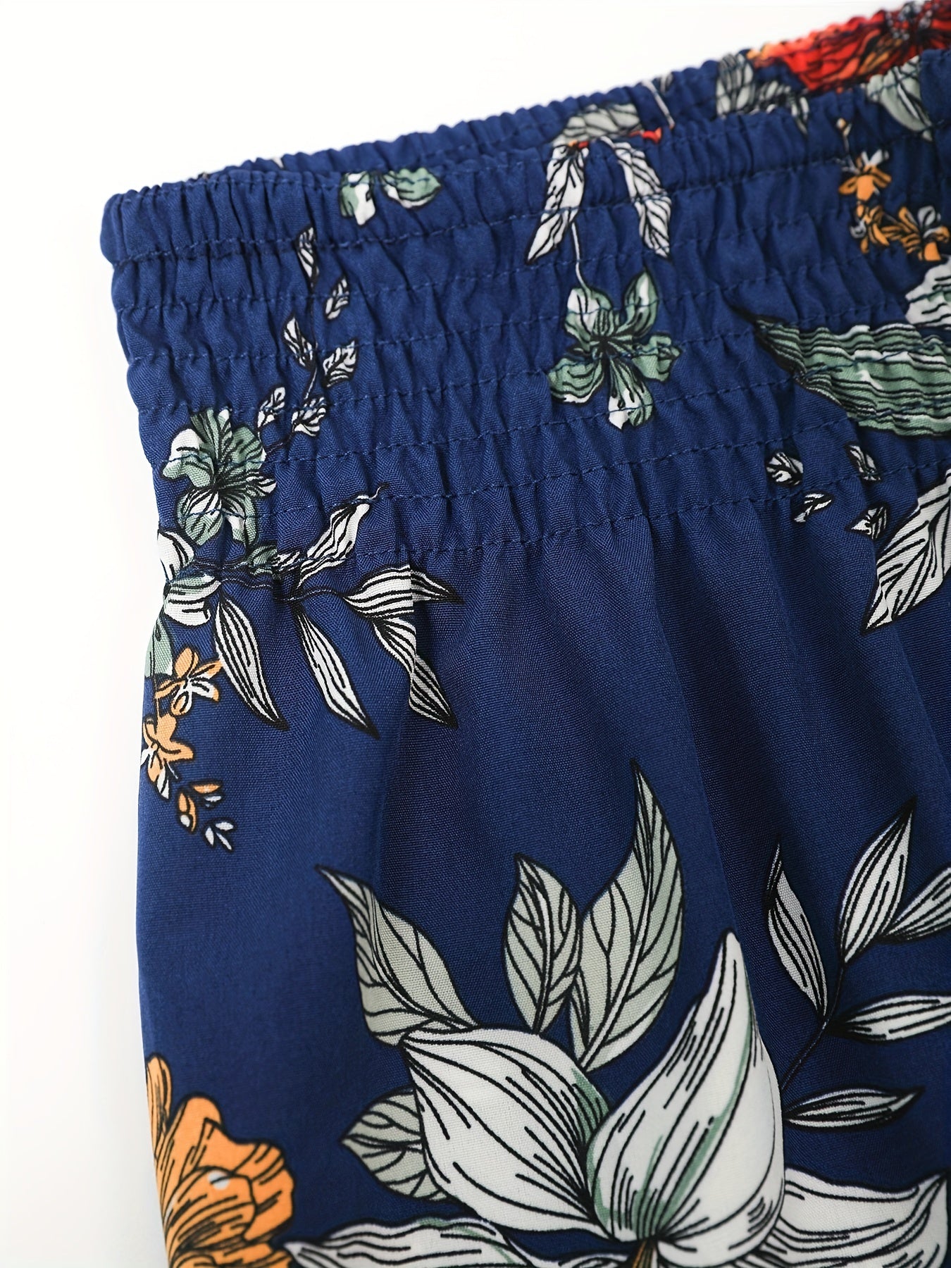 Floral Print Loose Pants for Women