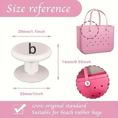 Beach Bag Shoulder Strap Buckle Plastic Lightweight Replacement Rivets
