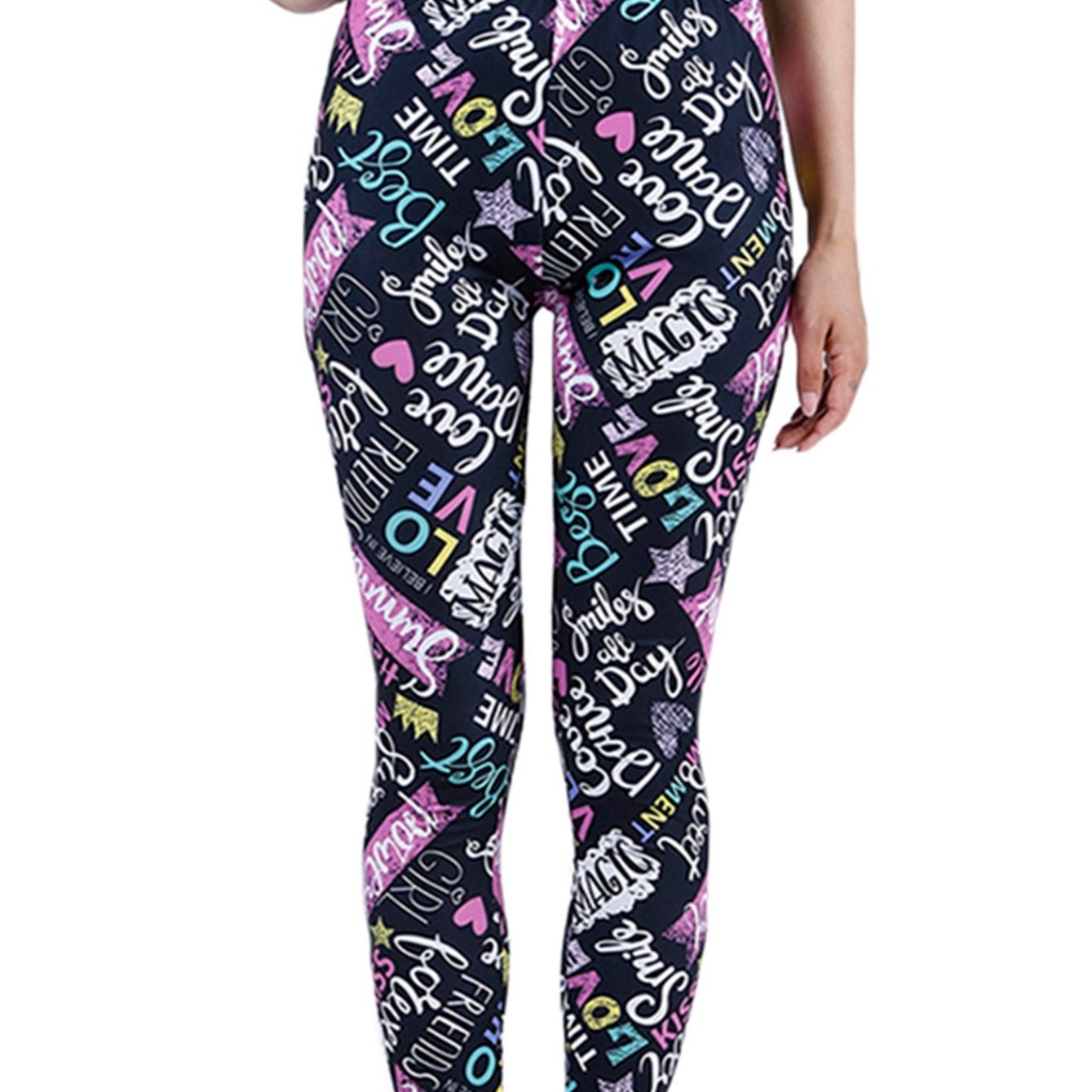 Women's Graffiti Print Leggings