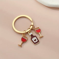 Beer Cup Pendant Keychain Christmas Party Halloween Holiday Gift