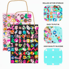 Wall Mounted Shoe Charms Organizer Display Holder