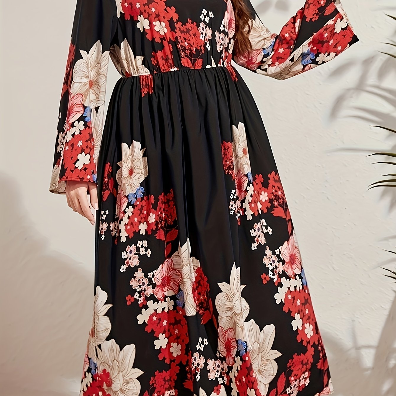 Women's Floral Print Maxi Dress