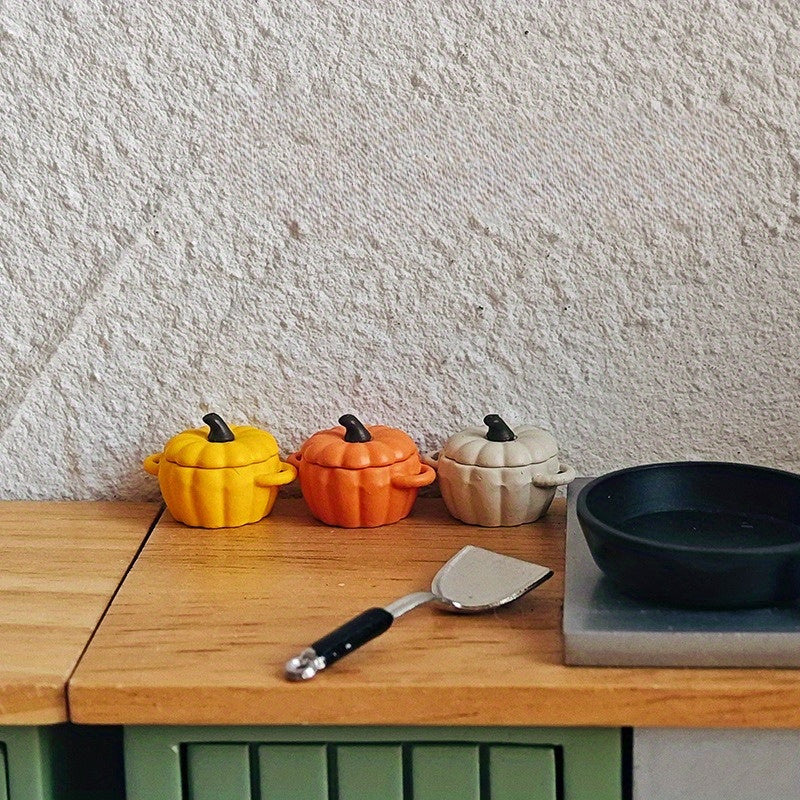 Halloween Pumpkin Casserole with Opening Lid