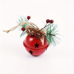1pc Christmas Bell Decor Holiday Home Decoration Pendant