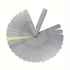 32 Blades Range Finder Feeler Gauge 0.04-0.88mm Gap Size Copper Sheet