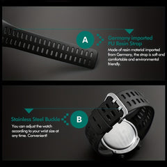 Men's Chronograph Electronic Watch Outdoor Sports Alarm Clock