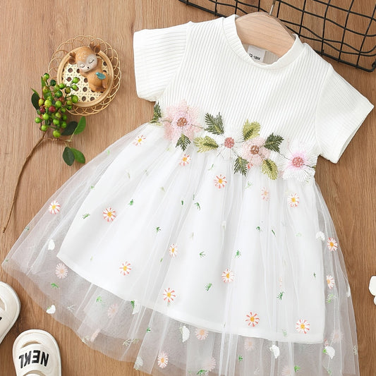Baby Girls Lace Princess Dress Kids Summer Clothes