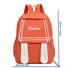 Kids Large Capacity Backpack Travel Schoolbag Flip Pocket Backpack