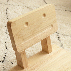 All Solid Wood Shoe Changing Stool Robot Foyer Bench