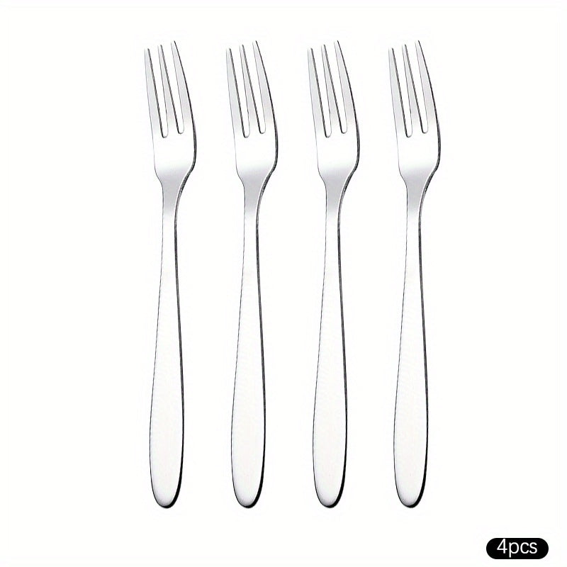 Stainless Steel Serving Fork for Fruits Salads Desserts Noodles