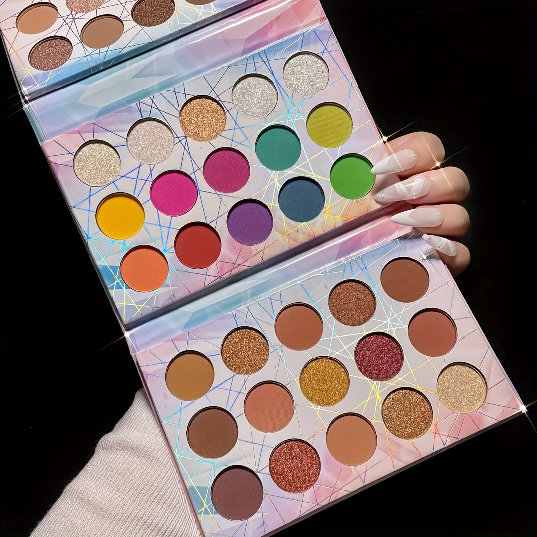 45 Earth Rainbow Matte Finish Eyeshadow Palette for Halloween Makeup