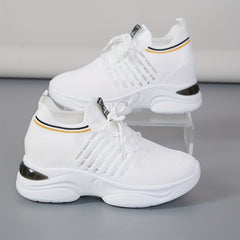 Women's Mesh Chunky Sneakers Lace Up Outdoor Shoes