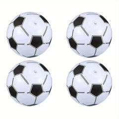 4-Pack 30.99 cm Inflatable Soccer Beach Balls