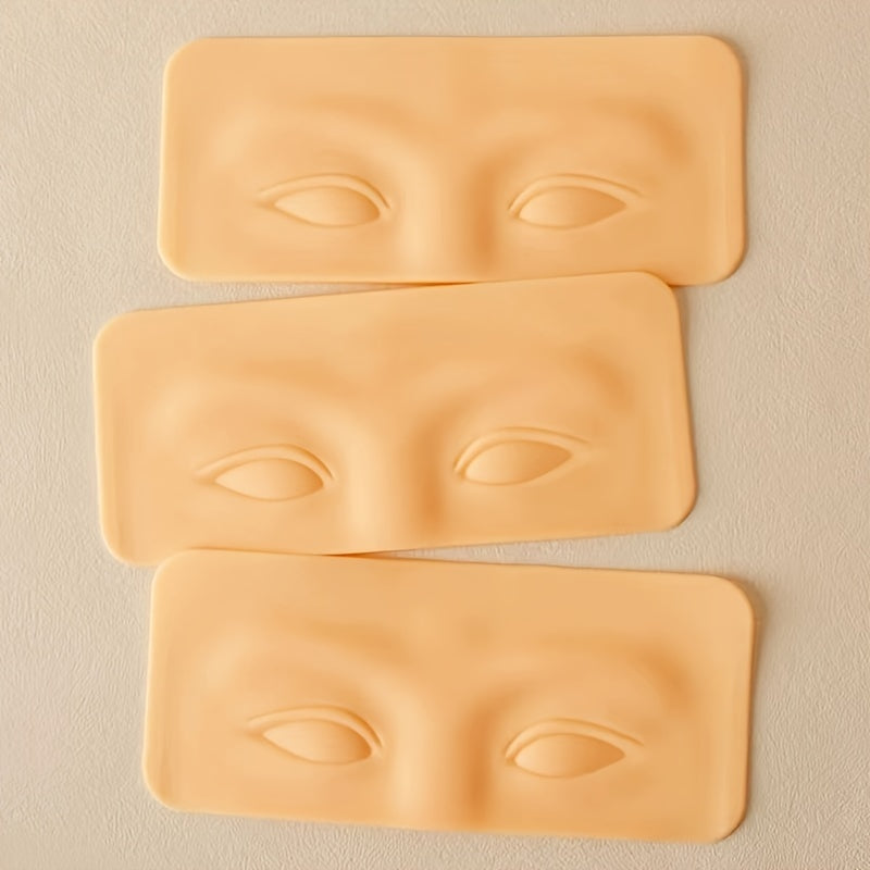 3D Bionic Thickened Silicone Practice Skin for Eyelash Eyebrow Shape