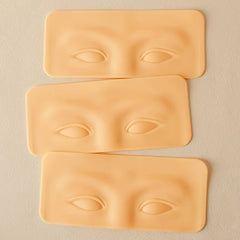 3D Bionic Thickened Silicone Practice Skin for Eyelash Eyebrow Shape
