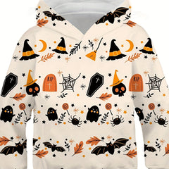 3D Print Pumpkin Kids Hoodie Spring/Autumn Casual Top