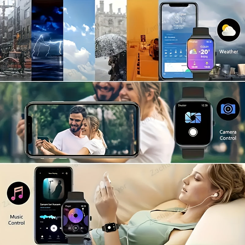 Unisex Smartwatch Wireless Calling Multiple Sports Modes Sedentary Alert