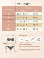 Skull Print Strapless Corset Tummy Control Slimmer Zipper Body Shaper