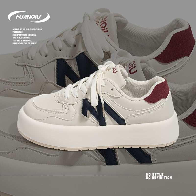 Women's Lace-up Skate Shoes Thick Sole Platform Sneakers
