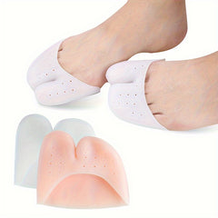 2pairs Silicone Toe Protective Cover Soft Anti-wear Toe Separator