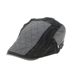 British Retro Plaid Peaked Cap Spring Summer Hat