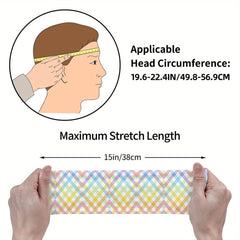 Rainbow Geometric Pattern Sport Headband