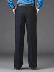 Men's Formal Solid Dress Pants For Business