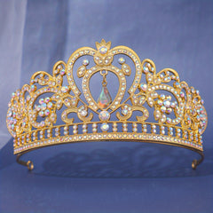 Silver Crystal Crowns And Tiaras With Comb For Girls Or Women