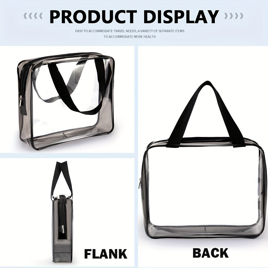 Clear Toiletry Bag Women Travel Essentials Small Cosmetic Make Up Bag