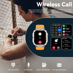 LIGE Smart Watch Full Touch Screen Wireless Call IP67 Waterproof