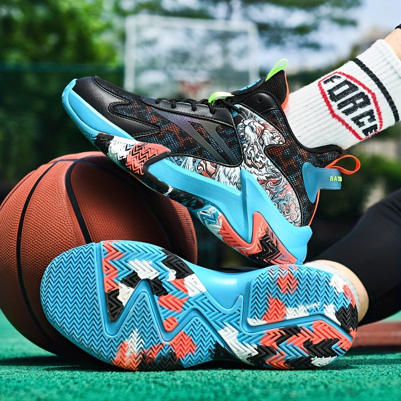 Men's Breathable Mesh Running Shoes Basketball Sneakers
