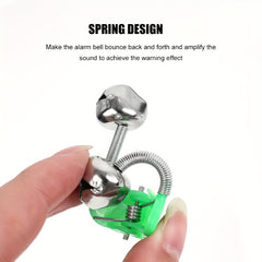 10pcs Anti Fall Fishing Bell Clamp Double Ring Bite Alarm Fishing Accessories