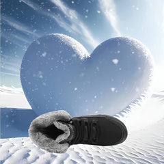 Women's Winter Snow Boots Plush Inner Thermal Comfort Lace-up Hiking Boots