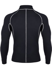 Men Sauna Jacket for Gym Workout Training