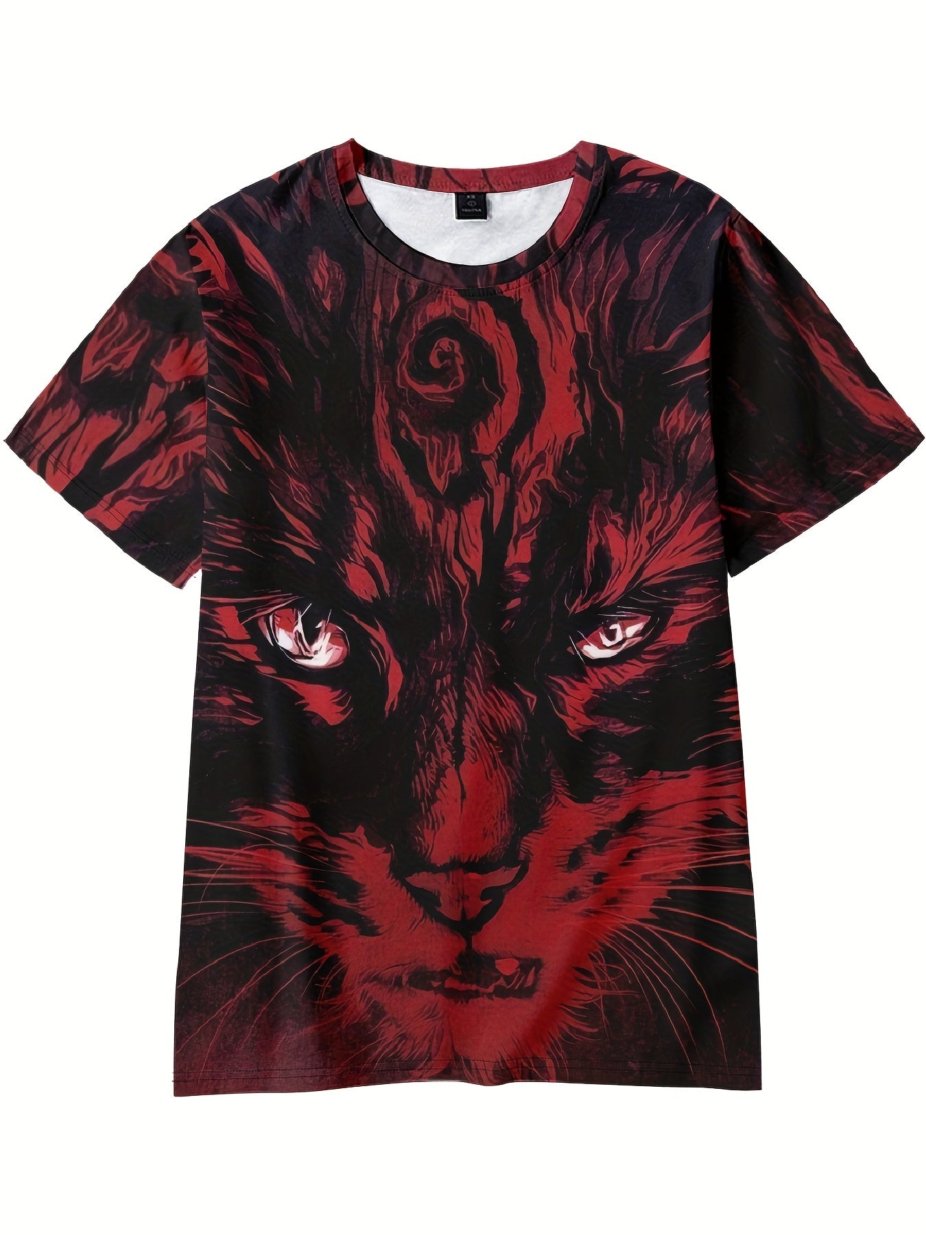 Boy's 3D Cat Graphic T shirt Casual Tee For Summer Outdoor